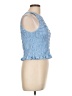 Unbranded Blue Sleeveless Blouse Size L - photo 4