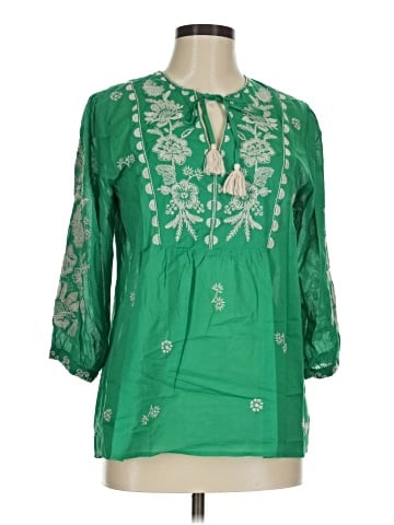 Johnny Was 3/4 Sleeve Blouse (view 1)
