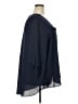 Cato 100% Polyester Blue Long Sleeve Blouse Size 28W - photo 4