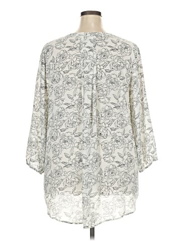 41Hawthorn 3/4 Sleeve Blouse (view 2)