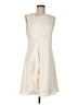 DKNY 100% Polyester Ivory Cocktail Dress Size 6 - photo 1