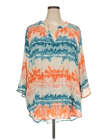 Cato 3/4 Sleeve Blouse (view 1)