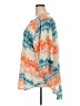 Cato 100% Polyester Tie-dye Orange 3/4 Sleeve Blouse Size 26 - 28 - photo 5