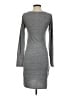 Leith Solid Gray Casual Dress Size S - photo 2
