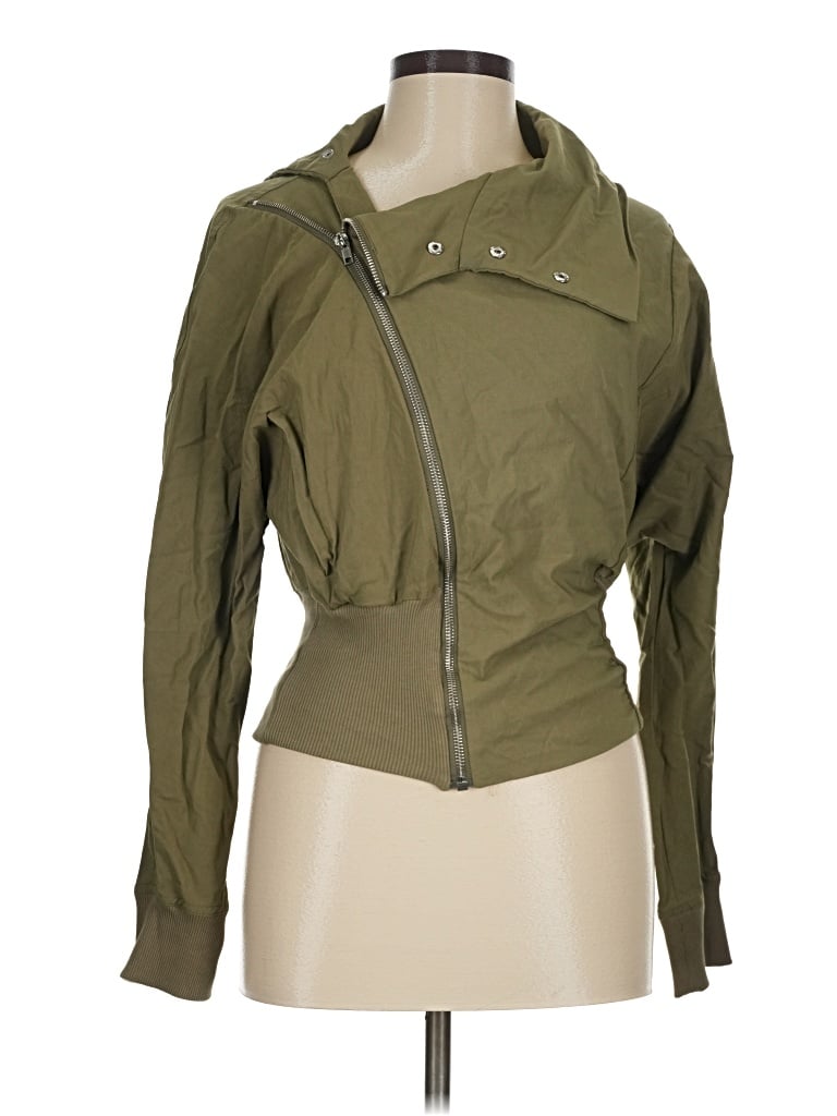 Pre-owned Zara Jacket In Green