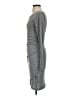 Leith Solid Gray Casual Dress Size S - photo 5
