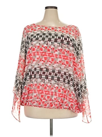 Alfani 3/4 Sleeve Blouse (view 1)