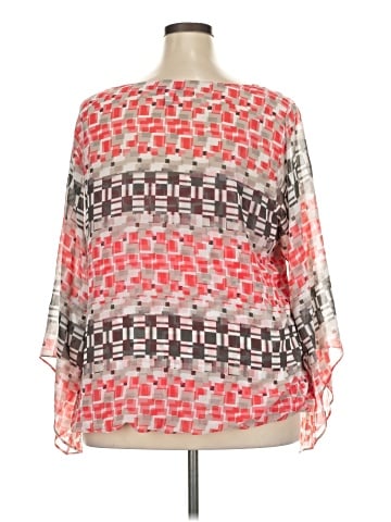 Alfani 3/4 Sleeve Blouse (view 2)