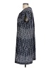 Gap 100% Polyester Chevron-herringbone Blue Casual Dress Size L - photo 5