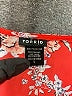 Torrid 100% Polyester Floral Orange Red Sleeveless Blouse Size 5X Plus (5) - photo 7
