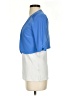 Perceptions Blue 3/4 Sleeve Top Size S - photo 5