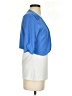 Perceptions Blue 3/4 Sleeve Top Size S - photo 4