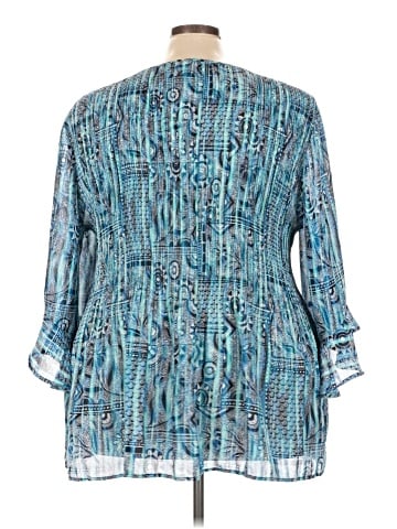 Catherines 3/4 Sleeve Blouse (view 2)