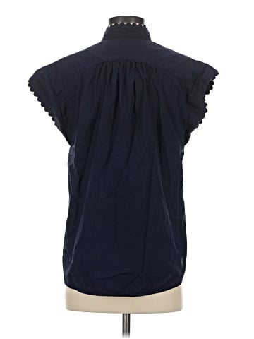 English Factory Sleeveless Button-Down Shirt (view 2)