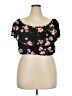 Torrid Black Short Sleeve Top Size 2X Plus (2) - photo 1