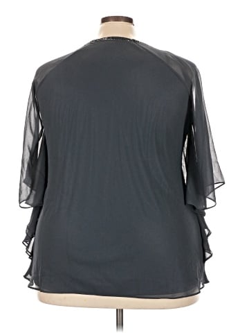 Adrianna Papell 3/4 Sleeve Blouse (view 2)
