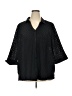 Catherines Black 3/4 Sleeve Blouse Size 2X - photo 1