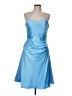 Alfred Angelo 100% Polyester Blue Cocktail Dress Size 12 - photo 1