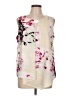 DKNYC 100% Polyester Ivory Sleeveless Blouse Size L - photo 1