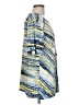 N Touch Blue Short Sleeve Blouse Size L - photo 4