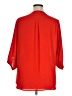 Roz & Ali 100% Polyester Red 3/4 Sleeve Blouse Size 1X - photo 2
