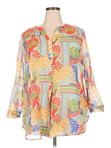 Figueroa & Flower 3/4 Sleeve Blouse (view 1)