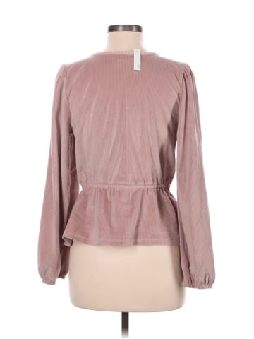 Madewell Corduroy Tie-Front Faux-Wrap Top (view 2)
