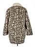 Gap 100% Polyester Animal Print Ivory Coat Size XL - photo 2