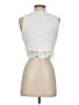 Lulus 100% Polyester White Sleeveless Blouse Size S - photo 2