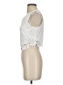 Lulus 100% Polyester White Sleeveless Blouse Size S - photo 5