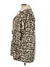Gap 100% Polyester Animal Print Ivory Coat Size XL - photo 5