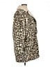 Gap 100% Polyester Animal Print Ivory Coat Size XL - photo 4