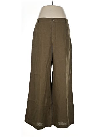 Madewell The Zoe Relaxed Wide Pant in 100% Linen (view 1)
