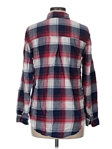 American Eagle Outfitters Long Sleeve Button-Down Shirt (view 2)