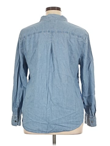 Liz Claiborne Long Sleeve Button-Down Shirt (view 2)