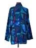 Peter Popovitch 100% Polyester Color Block Blue Long Sleeve Blouse Size M - photo 2