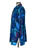 Peter Popovitch 100% Polyester Color Block Blue Long Sleeve Blouse Size M - photo 5