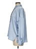 Zara Color Block Blue Long Sleeve Blouse Size M - photo 5