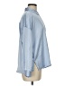 Zara Color Block Blue Long Sleeve Blouse Size M - photo 4