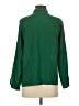 Zara Basic 100% Silk Solid Green Long Sleeve Silk Top Size S - photo 2