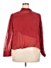 J.Crew 100% Viscose Red Long Sleeve Blouse Size 2X - photo 1