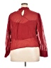 J.Crew 100% Viscose Red Long Sleeve Blouse Size 2X - photo 2