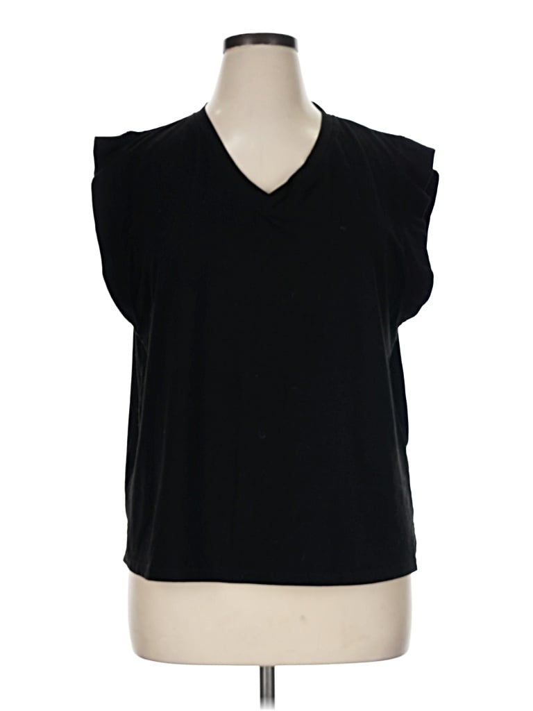 Pre-owned Miholl Sleeveless T-shirt In Black