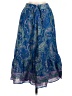 Talbots Paisley Blue Casual Skirt Size S - photo 1