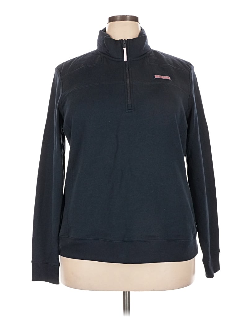 Pre-owned Vineyard Vines Fleece Jacket In Blue