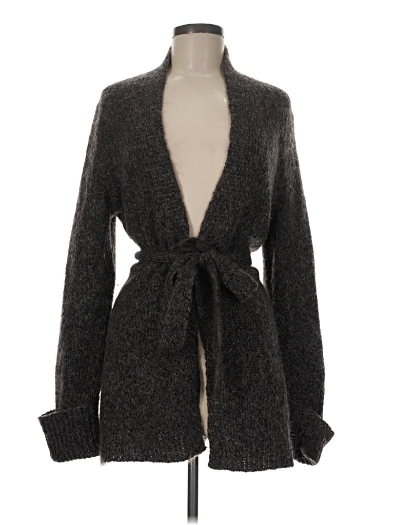 Pre-owned Express Cardigan Sweater In Gray