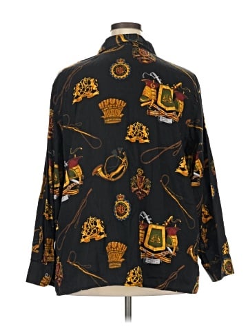 Lauren by Ralph Lauren Long Sleeve Button-Down Shirt (view 2)