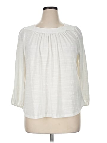 Cable & Gauge 3/4 Sleeve Blouse (view 1)