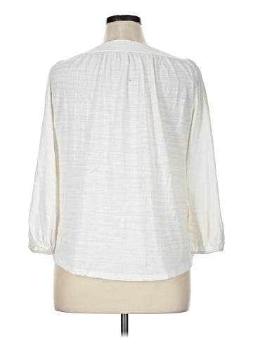 Cable & Gauge 3/4 Sleeve Blouse (view 2)