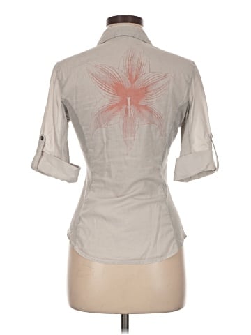 James Perse 3/4 Sleeve Button-Down Shirt (view 2)